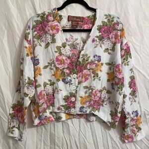 Worthington Floral Blouse OS
